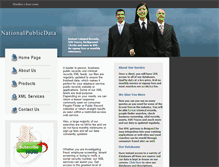 Tablet Screenshot of nationalpublicdata.net